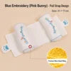 Customized Head Shape Pillow for Infant 0-12 Months Adjustable Width Breathable Cotton with Natural Millet Filling for Baby