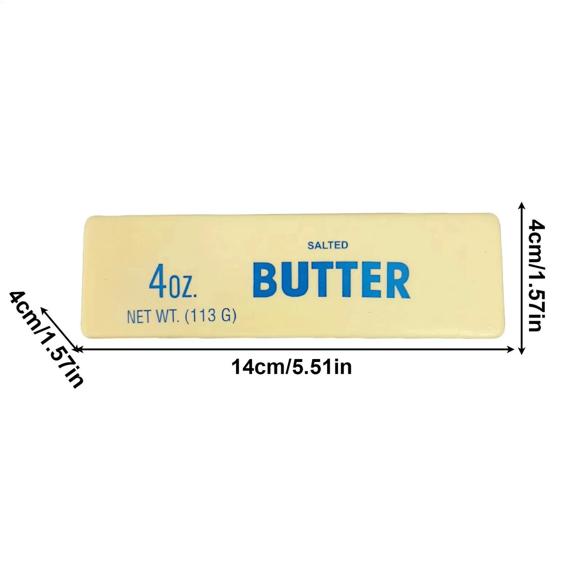 Squishy Elastic Cheese Stick Butter Stick Fidget Toys Funny Decompression Stress Anxiety Relief Squeeze Prank Toy