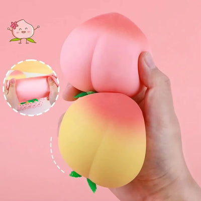 Peach Fruit Squishy Toy
