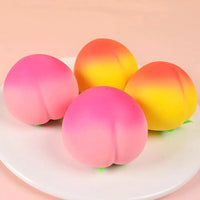 Peach Fruit Squishy Toy